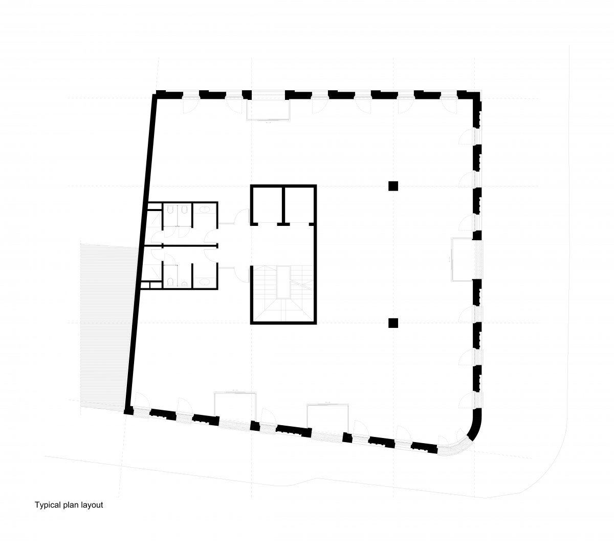 Typical plan layout