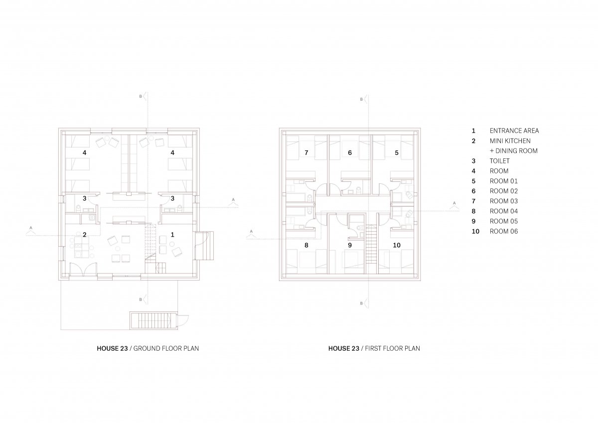 HOUSE 23 FLOOR PLANS