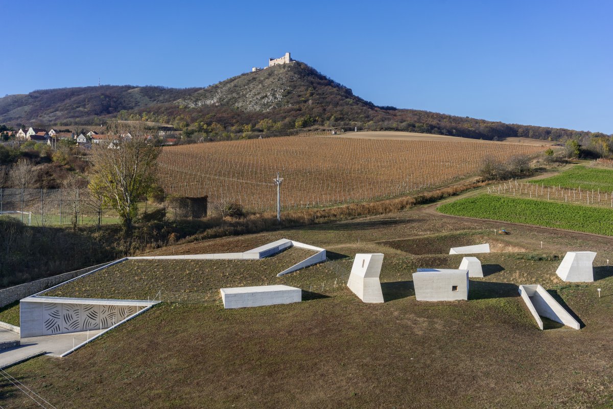 View of Archeopark Pavlov and Devin hill