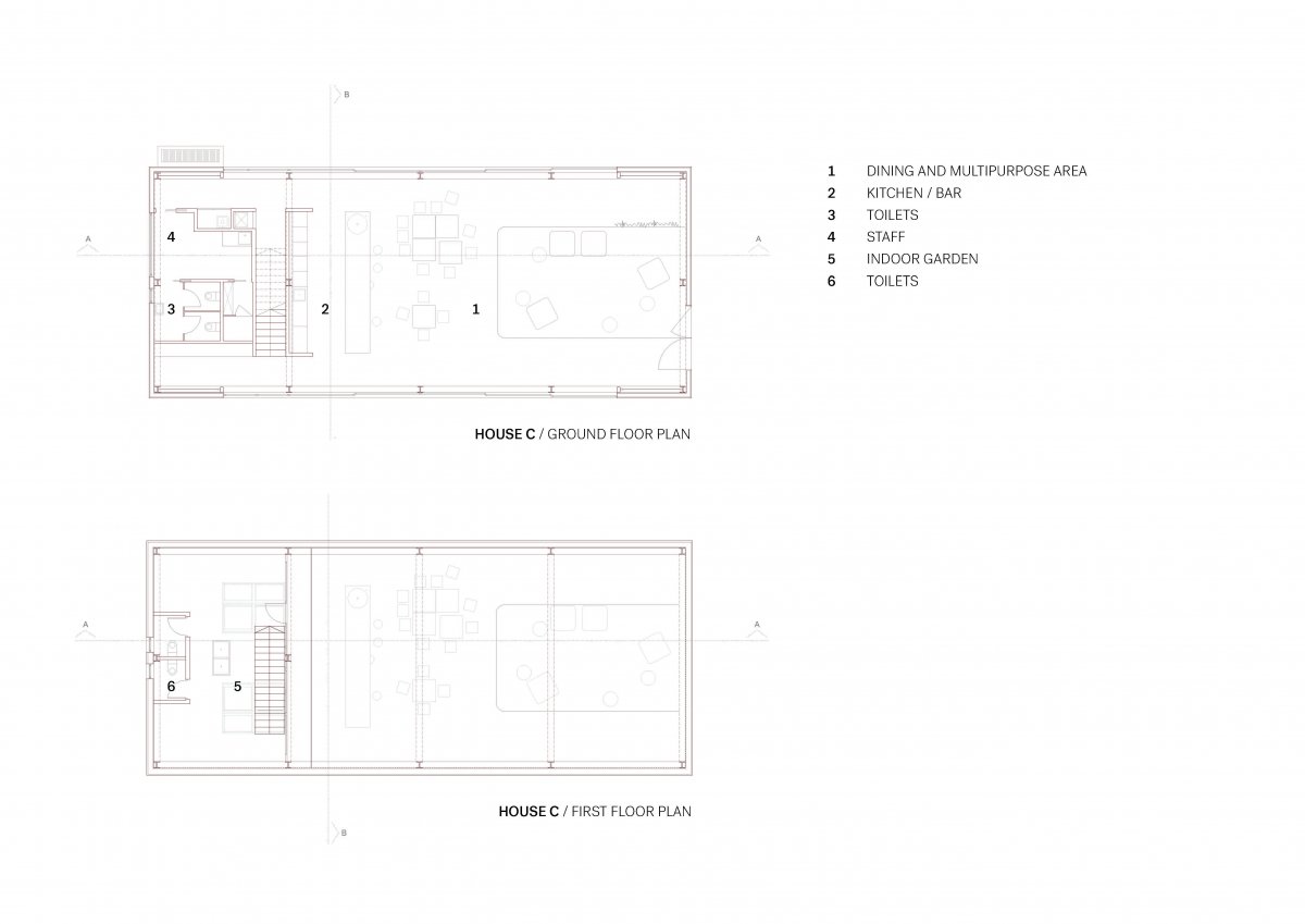 HOUSE C FLOOR PLANS