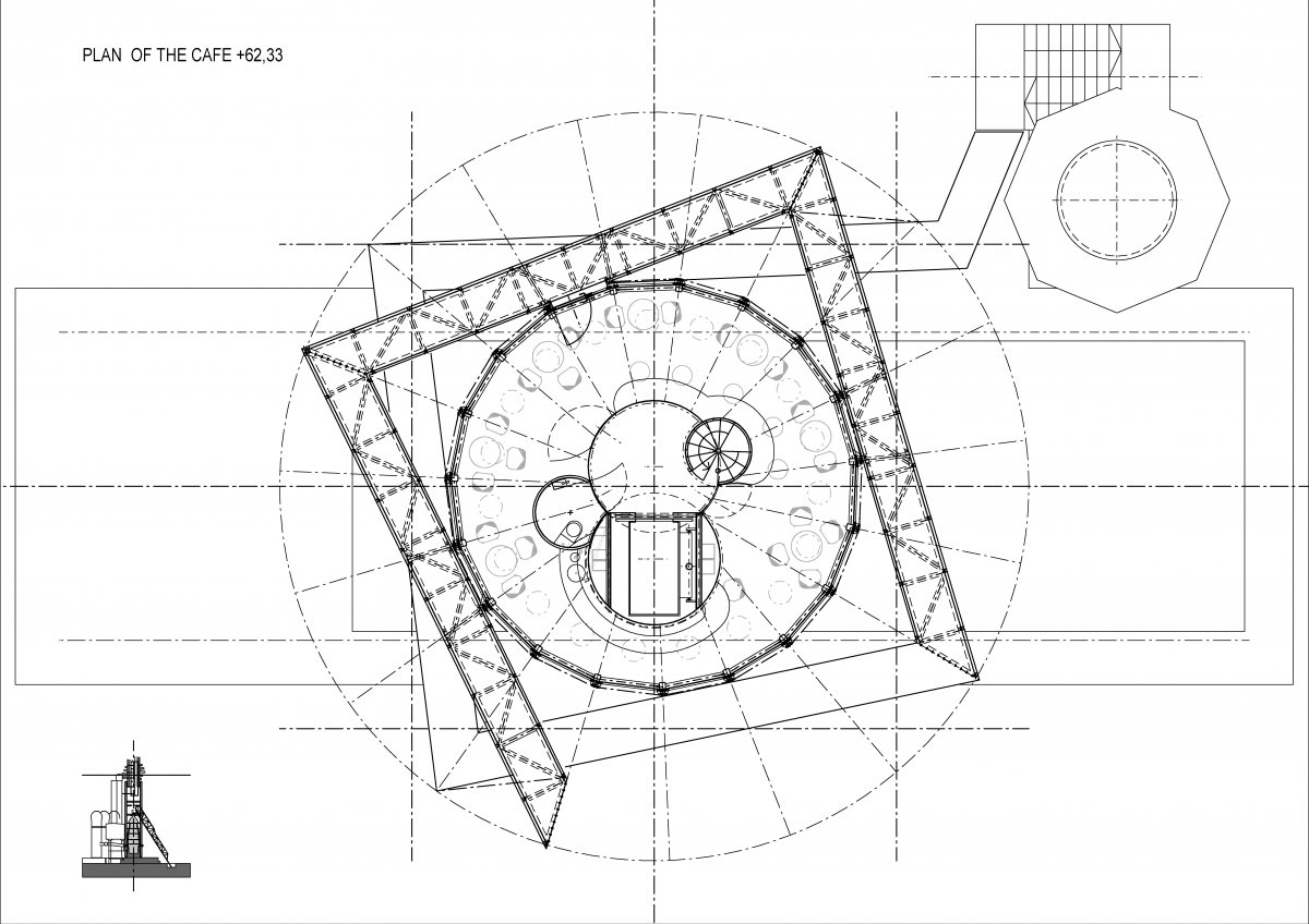 Plan of the café