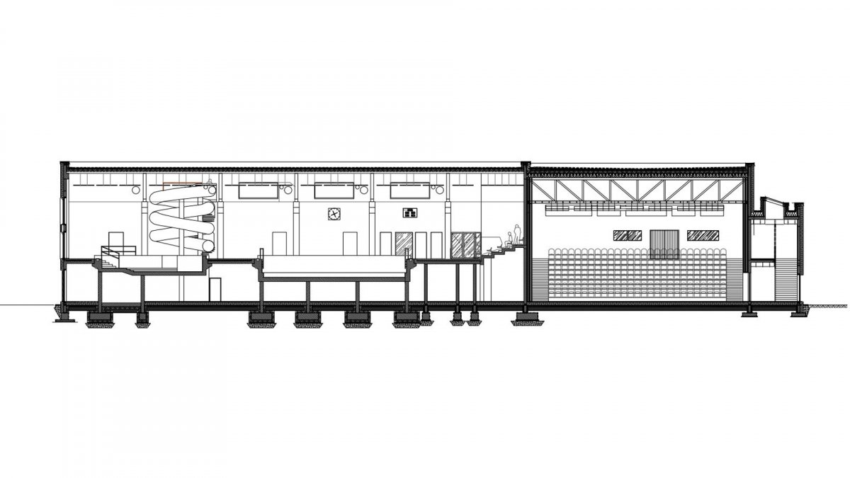 Multifunctional Building, Section